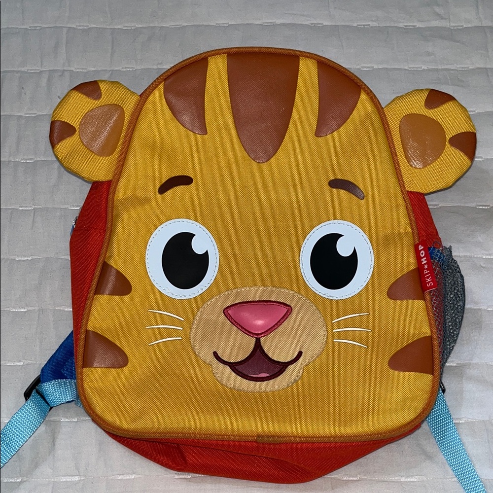 Skip Hop Tiger Kids Backpack - Yellow, Orange, Brown, Red, Blue
